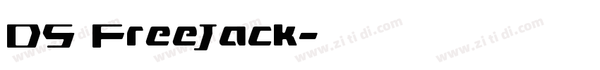 DS FreeJack字体转换
